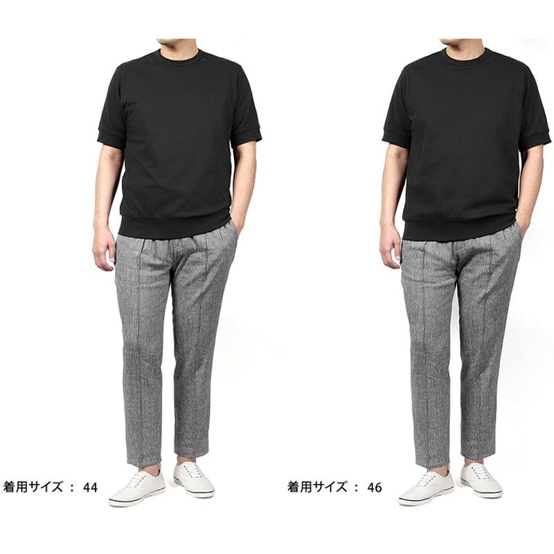 アンティーチポ ANTICIPO ／ 60番手単糸コットンスムース半袖モック