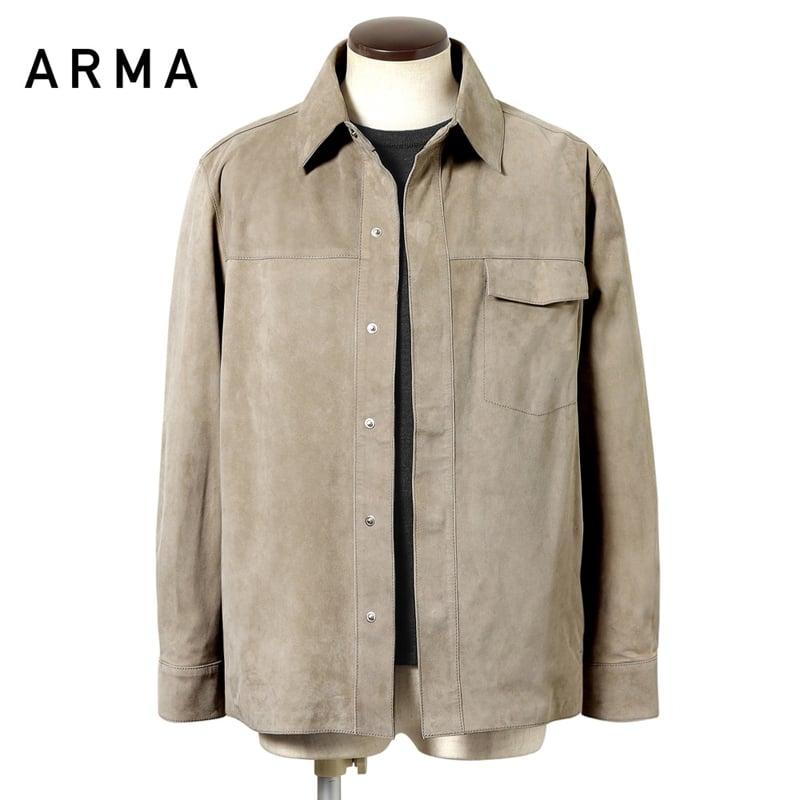 アルマ ARMA ／ ラムスエードシャツアウター「DILLEN」（グレージュ