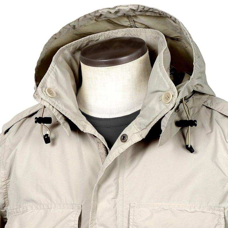 アスペジ ASPESI ／国内正規品／ 26SS 製品染めポリエステルナイロンM-65ジャケット「65 REPLICA」（サンドベージュ）の画像