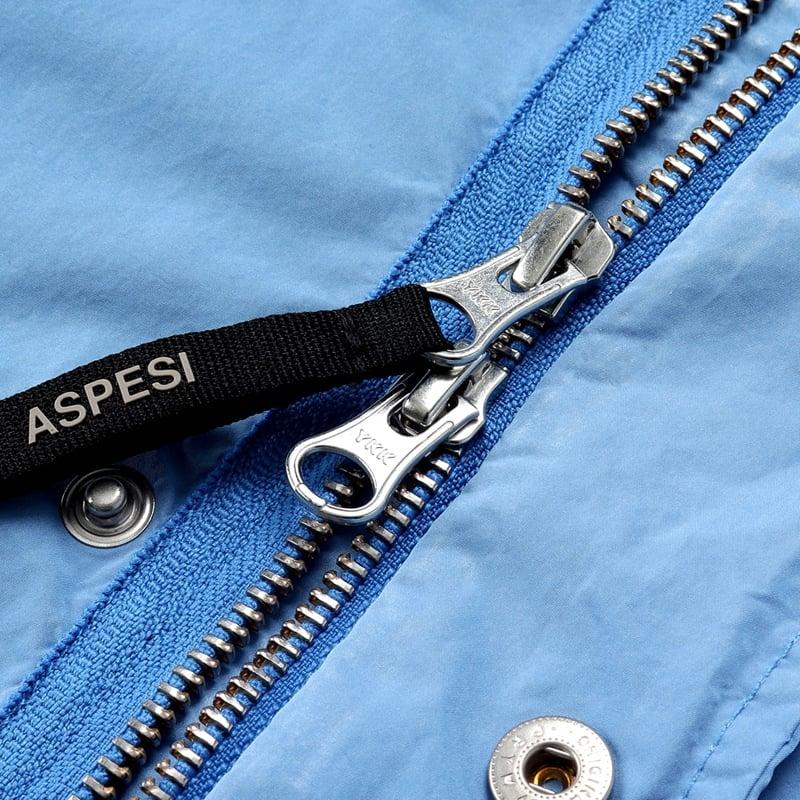 アスペジ ASPESI ／国内正規品／ 26SS 製品染めポリエステルナイロンM-65ジャケット「65 REPLICA」（サックスブルー）の画像