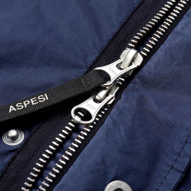 アスペジ ASPESI ／国内正規品／ 26SS 製品染めポリエステルナイロンM-65ジャケット「65 REPLICA」（ブライトネイビー）の画像