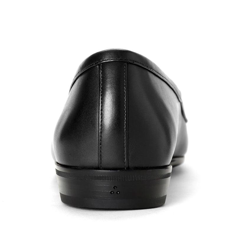 ボードインアンドランジ BAUDOIN & LANGE ／国内正規品／ カーフレザーペニーローファー「SAGAN CLASSIC GINKGO」（BLACK／ブラック）の画像