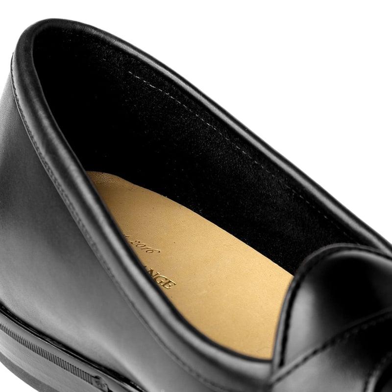 ボードインアンドランジ BAUDOIN & LANGE ／国内正規品／ カーフレザーペニーローファー「SAGAN CLASSIC GINKGO」（BLACK／ブラック）の画像
