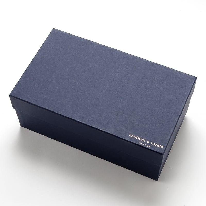 ボードインアンドランジ BAUDOIN & LANGE ／国内正規品／ カーフレザーペニーローファー「SAGAN CLASSIC GINKGO」（DARK BROWN／ダークブラウン）の画像