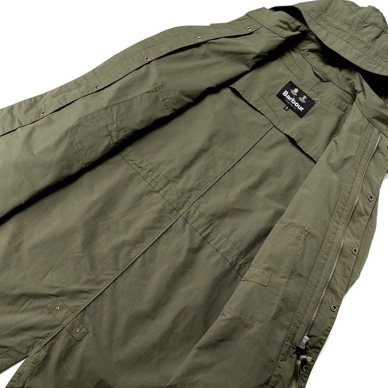 バブアー Babour ／ 24SS 撥水軽量リップストップナイロンモッズコート「WIND PARKA（MCA0954）」（OLIVE NIGHT／オリーブ）｜ikinakikonashi｜03