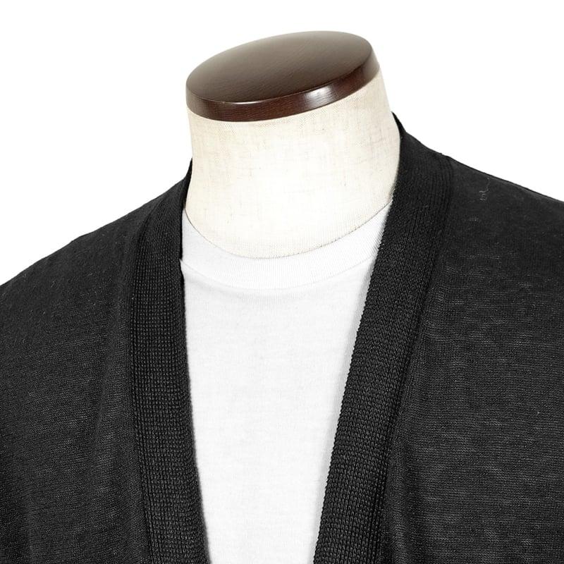 BAFY（バフィー） BAFY ／ リネンコットン14ゲージボタンレスニット 