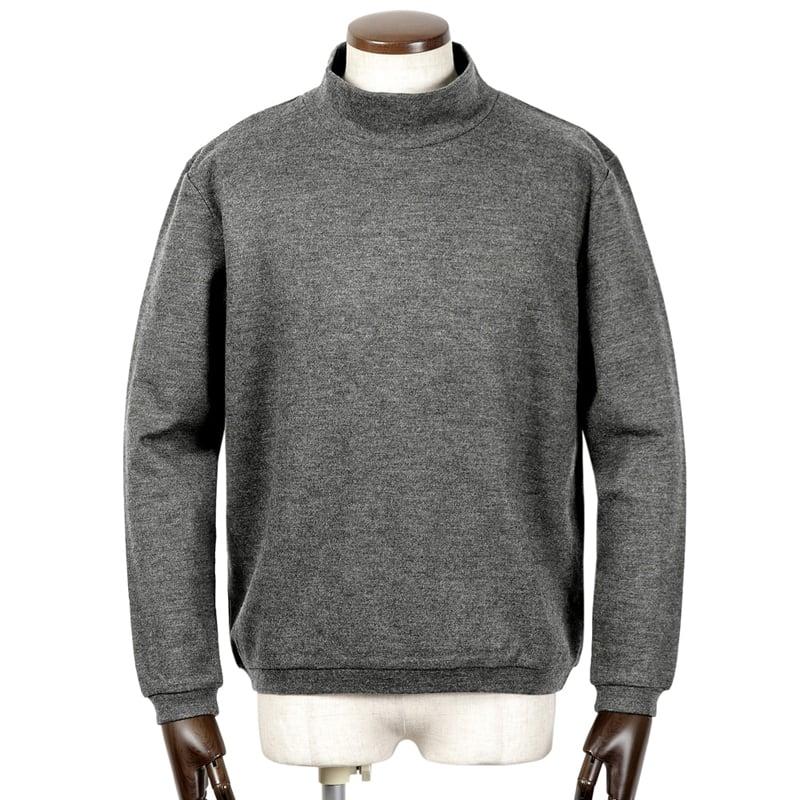SALE】ボンフィル Bonfil ／ 24-25AW 圧縮ウールジャージー長袖モック 