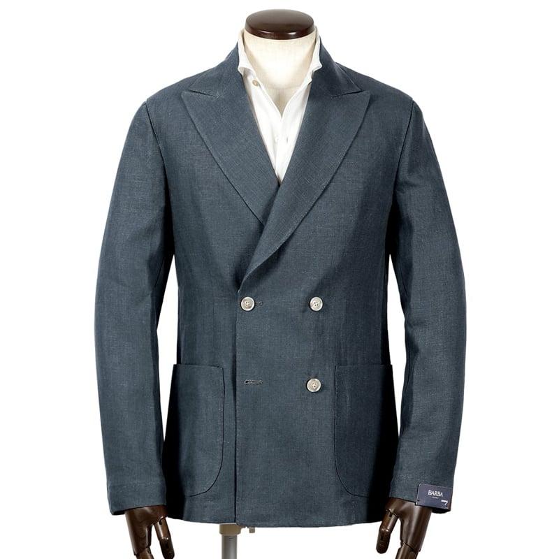 BARBA 【SALE】バルバ / 24SS リネンポプリン4Bダブルシャツ BARBA 【SALE】バルバ / 24SS リネンポプリン4Bダブルシャツ