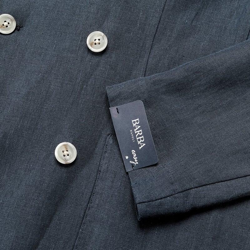 BARBA 【SALE】バルバ / 24SS リネンポプリン4Bダブルシャツ BARBA 【SALE】バルバ / 24SS リネンポプリン4Bダブルシャツ
