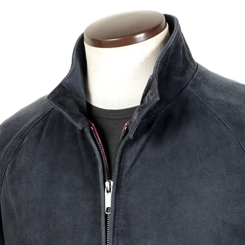バラクータ BARACUTA ／国内正規品／ ゴートスエードオリジナルハリントンジャケット「G9」（NAVY／ネイビー）の画像
