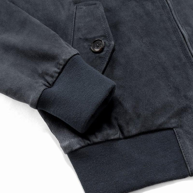 バラクータ BARACUTA ／国内正規品／ ゴートスエードオリジナルハリントンジャケット「G9」（NAVY／ネイビー）の画像