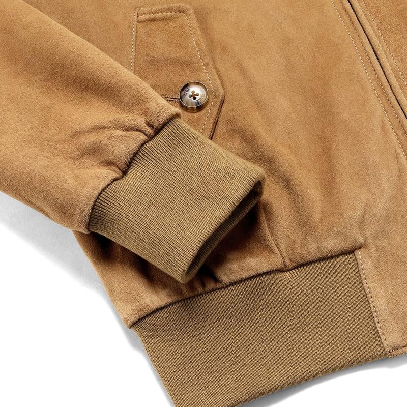 バラクータ BARACUTA ／ ゴートスエードオリジナルハリントンジャケット「G9」（TOBACCO／タバコ）の画像