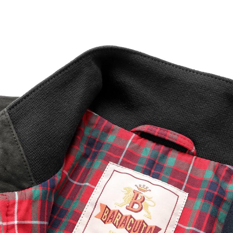 バラクータ BARACUTA ／国内正規品／ ゴートスエードオリジナルハリントンジャケット「G9」（DECEMBER SKY ／チャコールグレー）の画像