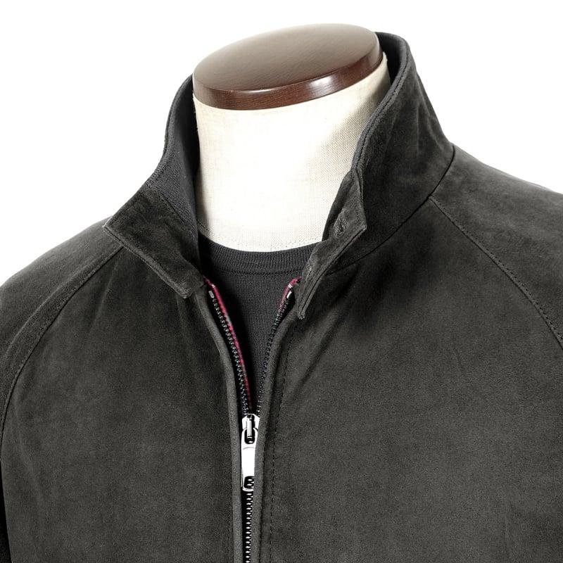 バラクータ BARACUTA ／国内正規品／ ゴートスエードオリジナルハリントンジャケット「G9」（DECEMBER SKY ／チャコールグレー）の画像