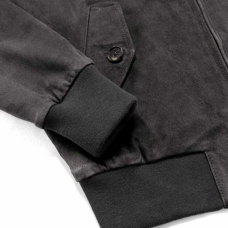 バラクータ BARACUTA ／国内正規品／ ゴートスエードオリジナルハリントンジャケット「G9」（DECEMBER SKY ／チャコールグレー）の画像