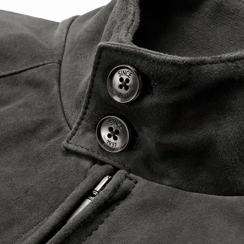 バラクータ BARACUTA ／国内正規品／ ゴートスエードオリジナルハリントンジャケット「G9」（DECEMBER SKY ／チャコールグレー）の画像