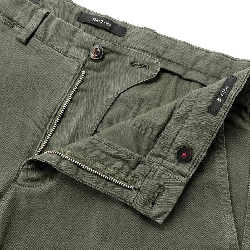 ブリリア 1949 BRIGLIA 1949／ 製品染めコットンストレッチツイル