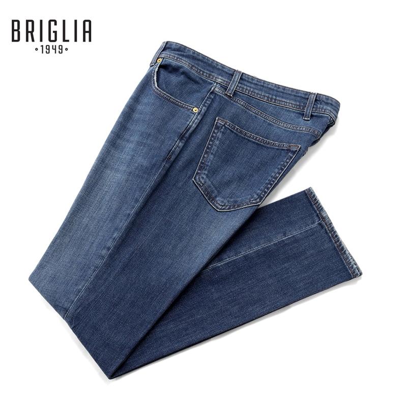 新品【ブリリア1949】干場氏RIBOT コットンストレッチ デニムパンツ 48 ブリリア 1949 BRIGLIA 1949／ ウォッシュドコットンストレッチデニム5