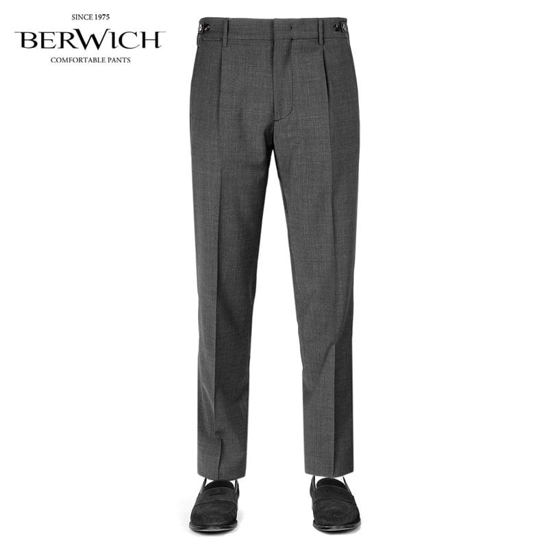 【美品】BERWICH BERTO46 1プリーツパンツ ストレッチジャージー黒 楽天市場】【マラソン期間限定20】ベルウィッチ BERWICH イージー