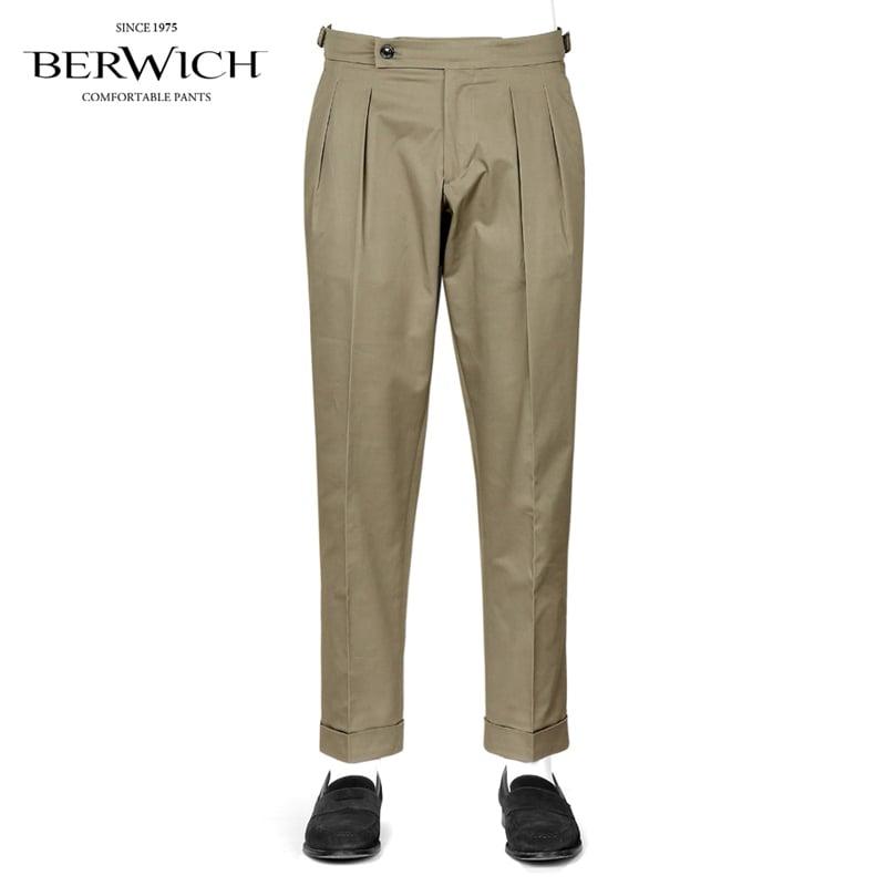 BERWICH SCOTCH コットンストレッチ アジャスター付きパンツ BERWICH（ベルウィッチ） BERWICH ／国内正規品／ 26SS コットン