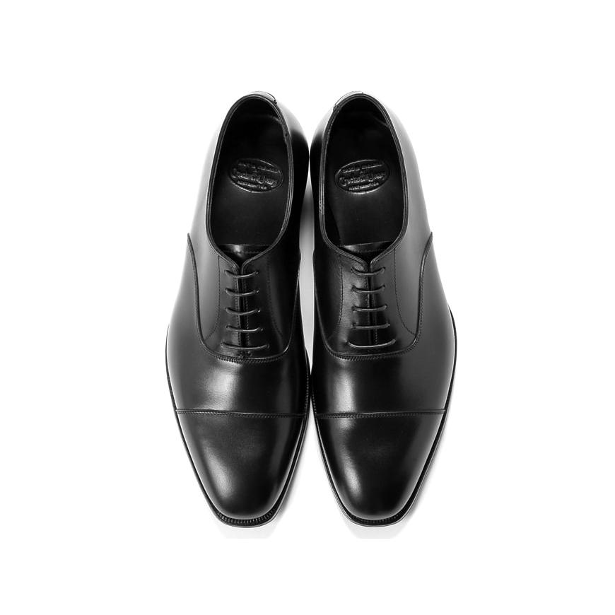 クロケット＆ジョーンズ CROCKETT＆JONES アニリンカーフストレートチップ「AUDLEY 3（HAND GRADE）」（BLACK／ブラック）の画像