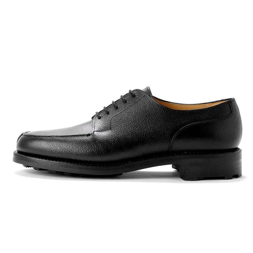 クロケット＆ジョーンズ CROCKETT＆JONES 当店別注ペブルグレインレザーUチップダービー「MORETON」（BLACK／ブラック）｜ikinakikonashi｜05