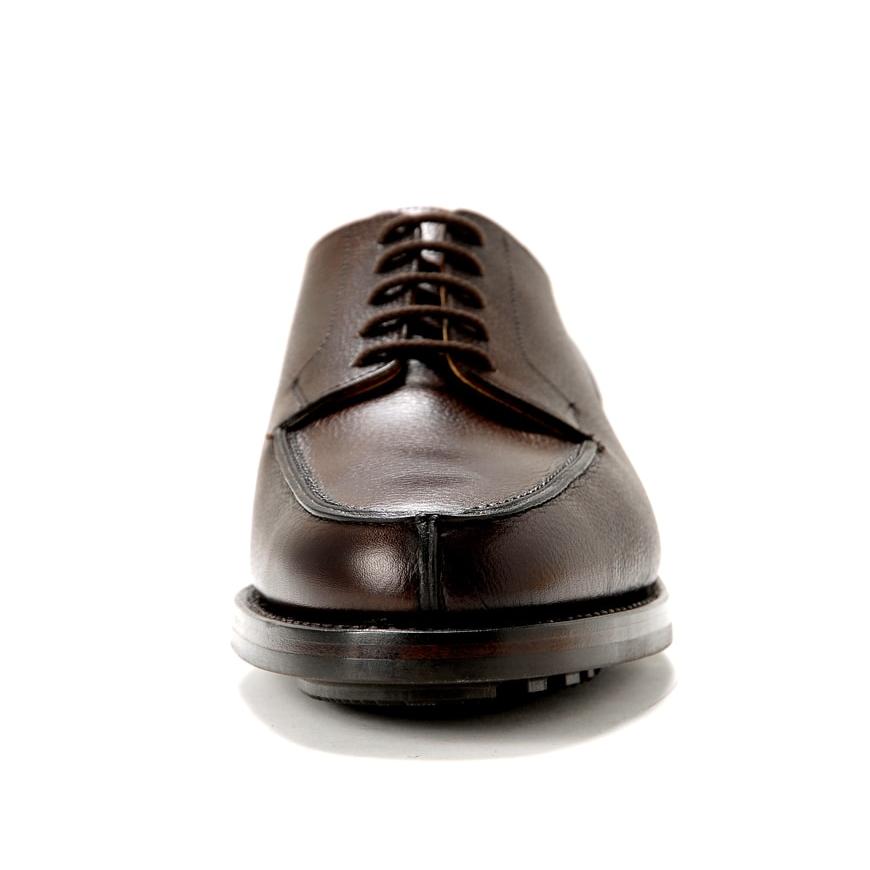 クロケット＆ジョーンズ CROCKETT＆JONES 当店別注ペブルグレインレザーUチップダービー「MORETON」（DARK BROWN／ダークブラウン）｜ikinakikonashi｜06