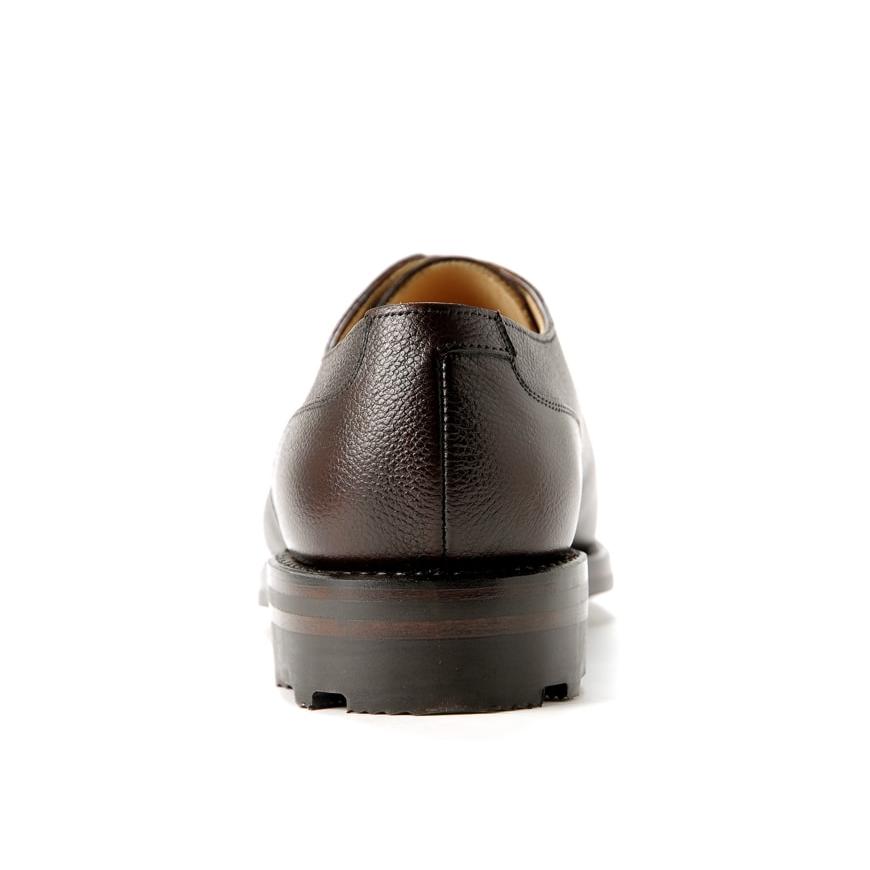 クロケット＆ジョーンズ CROCKETT＆JONES 当店別注ペブルグレインレザーUチップダービー「MORETON」（DARK BROWN／ダークブラウン）｜ikinakikonashi｜07