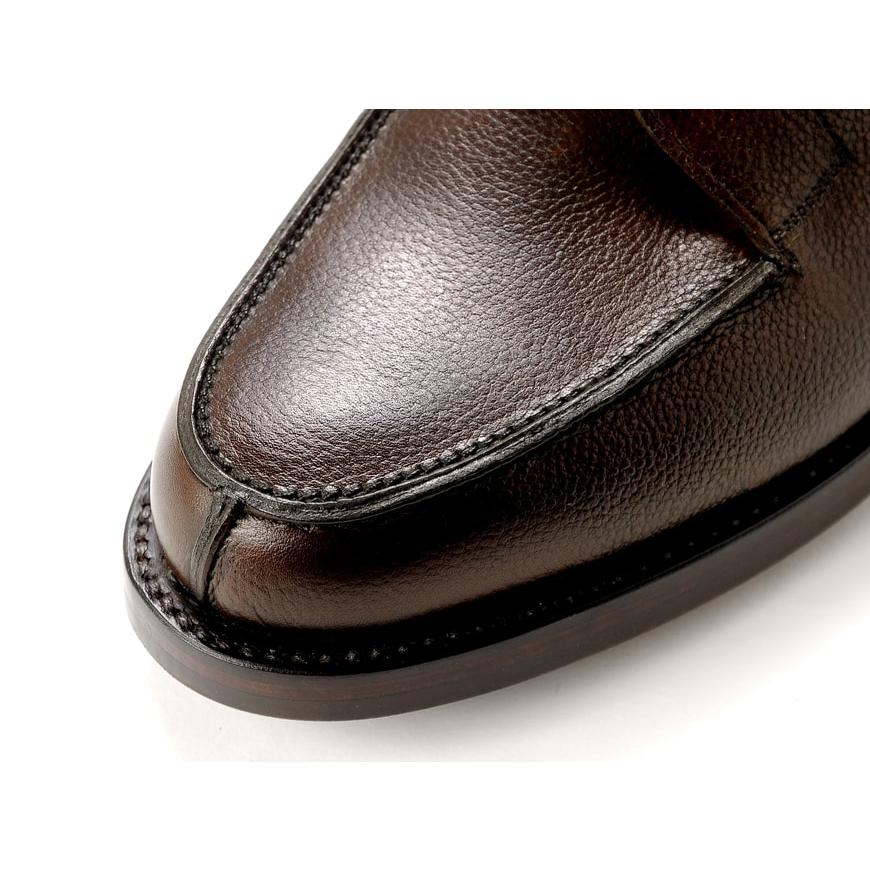 クロケット＆ジョーンズ CROCKETT＆JONES 当店別注ペブルグレインレザーUチップダービー「MORETON」（DARK BROWN／ダークブラウン）｜ikinakikonashi｜08