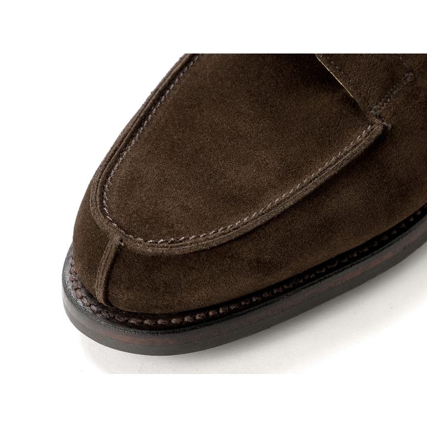 クロケット＆ジョーンズ CROCKETT＆JONES レペロスエードUチップダービー「MORETON」（DARK BROWN／ダークブラウン）の画像