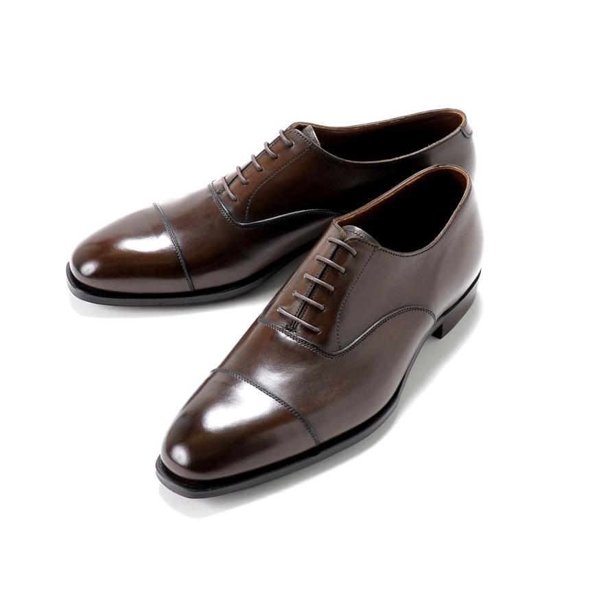 クロケット＆ジョーンズ CROCKETT＆JONES アンティークカーフストレートチップ「AUDLEY 3（HAND GRADE）」（DARK BROWN／ダークブラウン）｜ikinakikonashi｜02