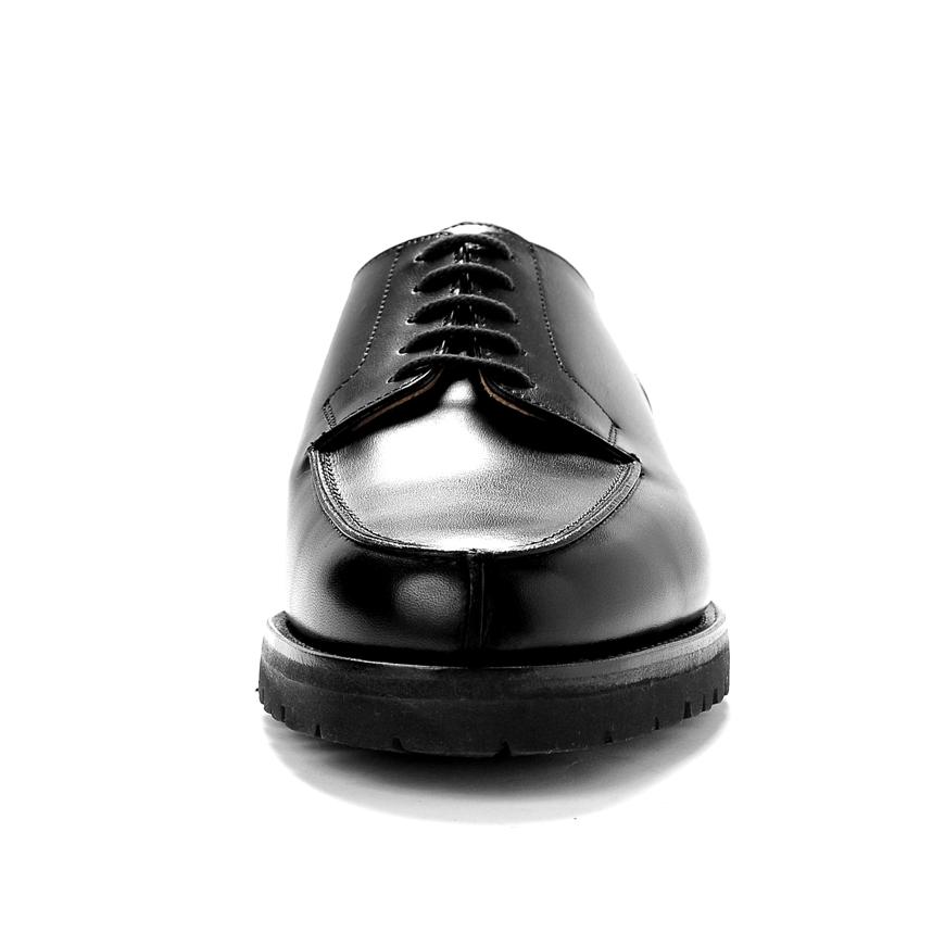 クロケット＆ジョーンズ CROCKETT＆JONES ／ 当店別注アニリンカーフUチップダービー「MORETON」（BLACK／ブラック）の画像