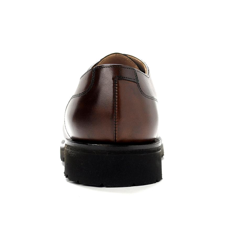 クロケット＆ジョーンズ CROCKETT＆JONES ／ 当店別注アニリンカーフUチップダービー「MORETON」（DARK BROWN／ダークブラウン）の画像