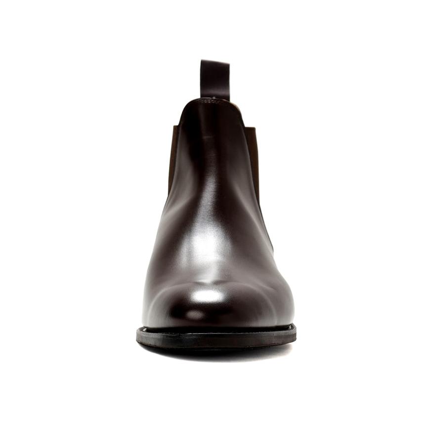 クロケット＆ジョーンズ CROCKETT＆JONES ／ アニリンカーフサイドゴアブーツ「CHELSEA 8」（COFFEE／コーヒーブラウン）の画像