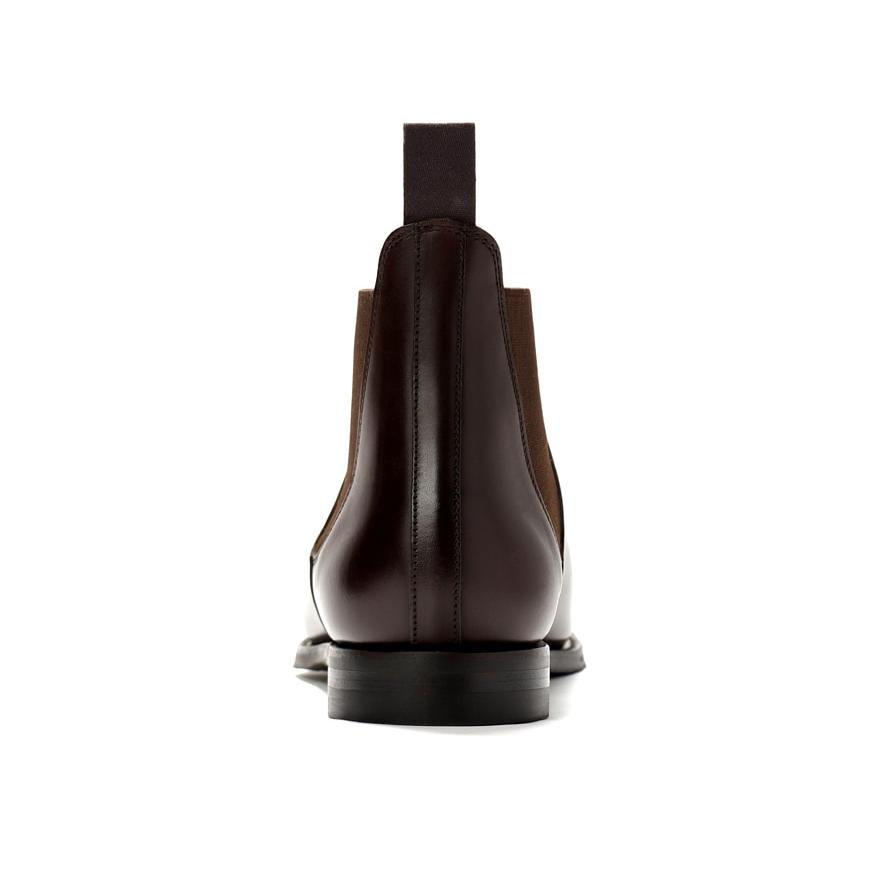 クロケット＆ジョーンズ CROCKETT＆JONES ／ アニリンカーフサイドゴアブーツ「CHELSEA 8」（COFFEE／コーヒーブラウン）の画像