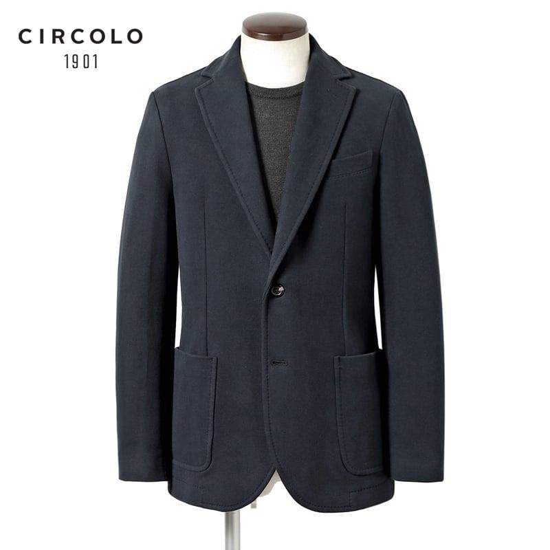 【新品未使用】　CIRCOLO チルコロ 1901 ネイビージャケット CIRCOLO 1901 チルコロ ／ 25-26AW ウォッシャブル製品染め