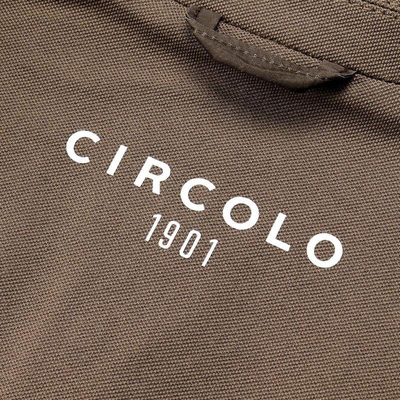 チルコロ 1901 CIRCOLO 1901 ／国内正規品／ 26SS Filo di Scoziaコットンストレッチ軽量鹿の子ジャージー2Bジャケット「CN5174」（STOOL／ブラウンの画像