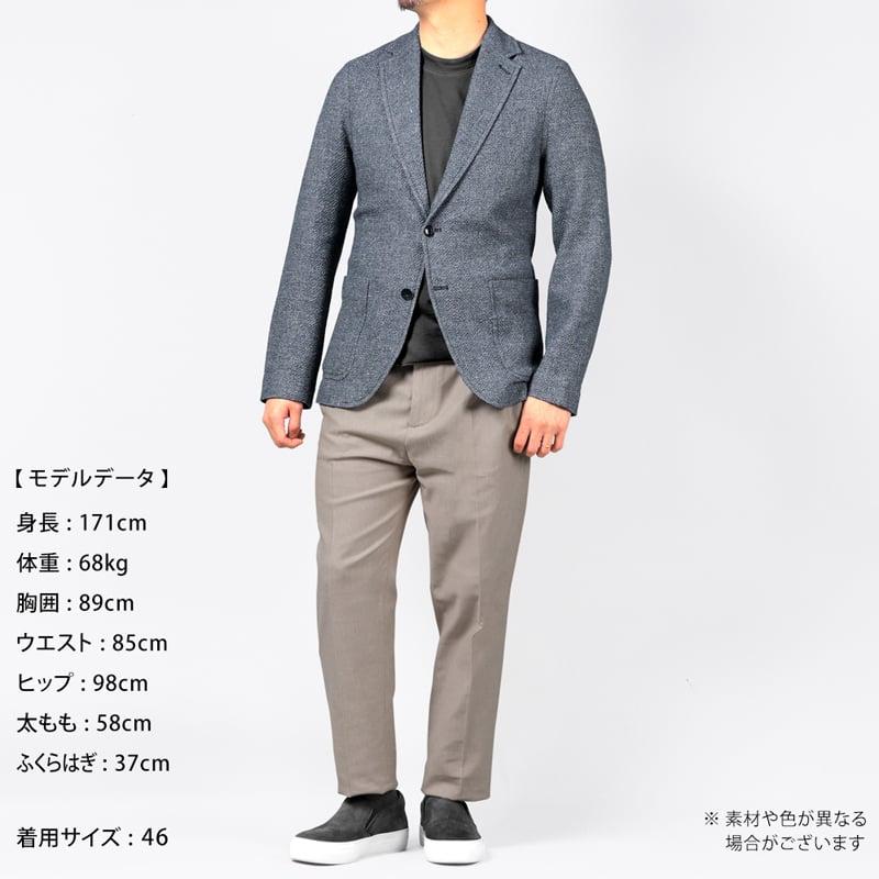 チルコロ 1901 CIRCOLO 1901 ／国内正規品／ 26SS リネンコットンストレッチニットジャージーストライプ2Bシャツジャケット「CN5302」（NATURALE／ホワイト×グの画像