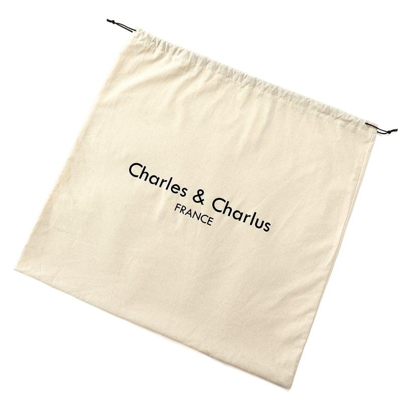 シャルル・エ・シャルリュス Charles et Charlus ／ Remy Carriatトリヨンレザードローストリングバッグ「ESCALA」（ライトブラウン）_12