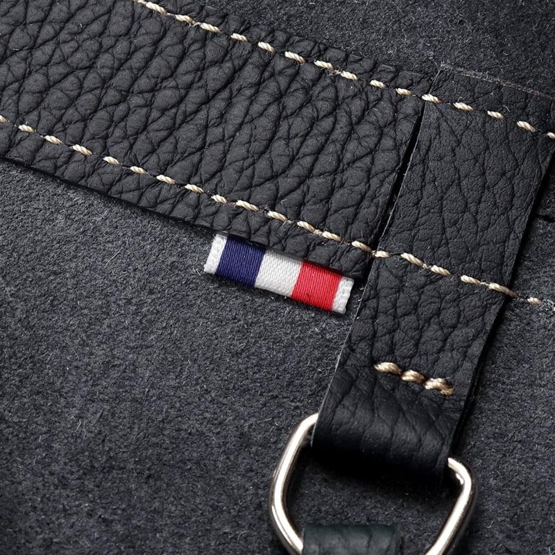 シャルル・エ・シャルリュス Charles et Charlus ／ Remy Carriatトリヨンレザードローストリングバッグ「ESCALA」（ネイビー）_9