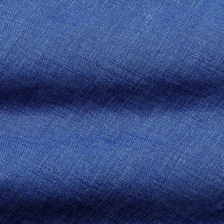 コロニークロージング COLONY CLOTHING ／ 24SS Albiniリネンポプリンスキッパーシャツ「CC2401-SH02-01」（MARIN BLUE／マリンブルー）｜ikinakikonashi｜05