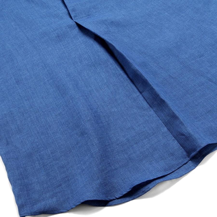 コロニークロージング COLONY CLOTHING ／ 24SS Albiniリネンポプリンスキッパーシャツ「CC2401-SH02-01」（MARIN BLUE／マリンブルー）｜ikinakikonashi｜07