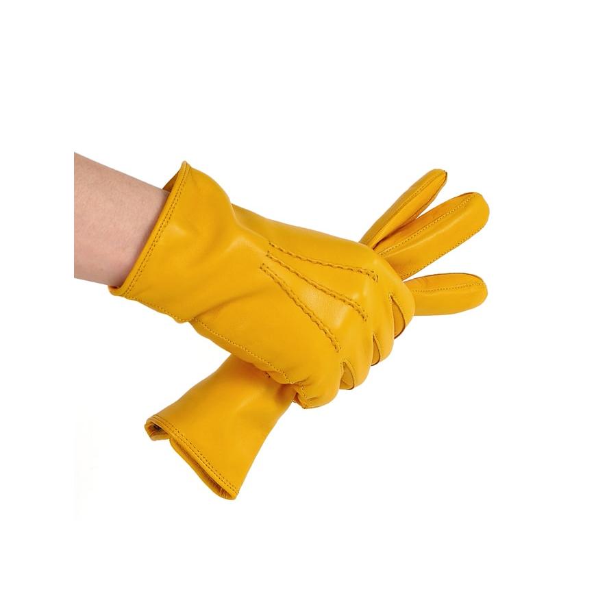 海外限定 21 22aw Newarrival 1点のみ 21 22aw カシミヤライニングラムナッパレザーグローブ Giallo イエロー ネコポス対応 Caridei カリデイ 財布 帽子 ファッション小物 Www Classicreplacements Com