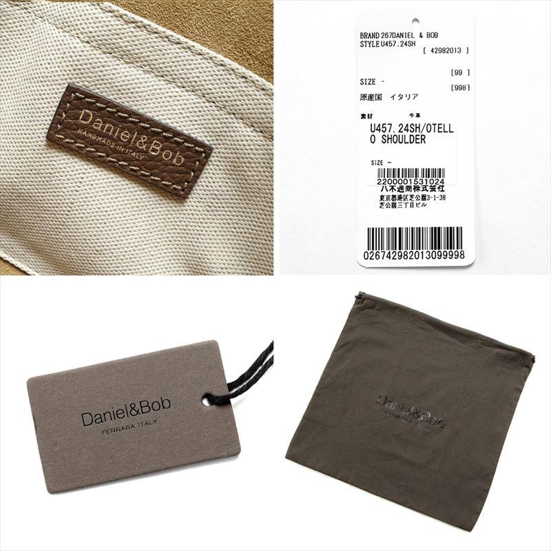 【美品】Daniel&Bob オッテロショルダー 2way シュリンク Daniel & Bob ダニエル&ボブ Daniel&Bob ／ シュリンクレザー