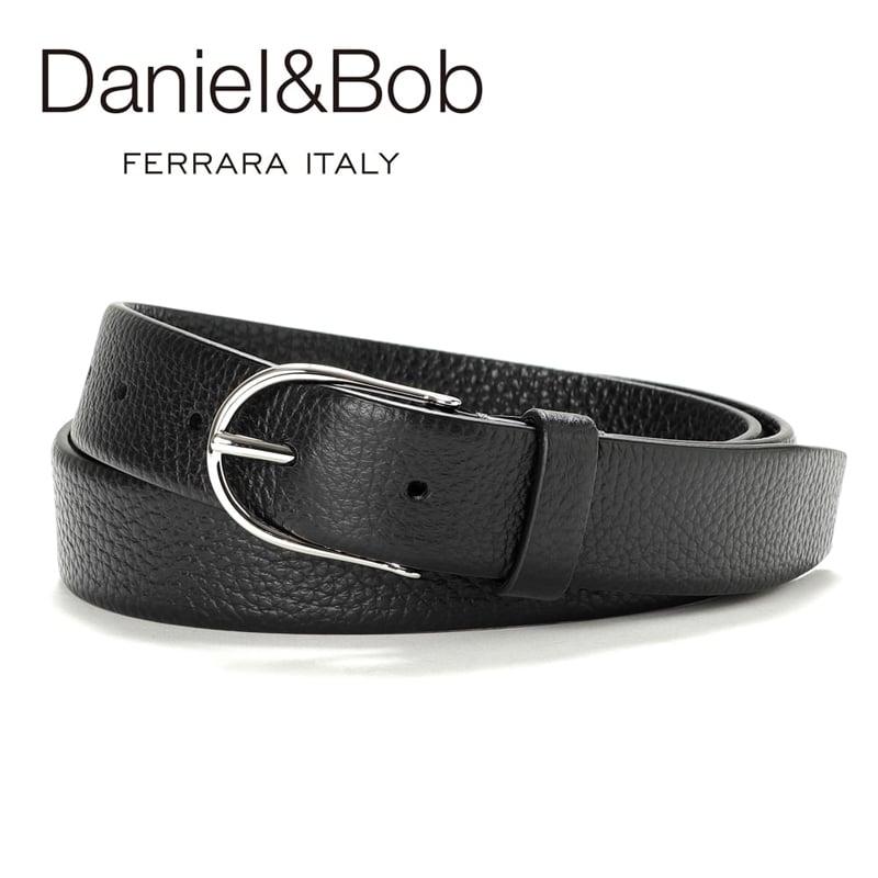 Daniel & Bob（ダニエル アンド ボブ） ダニエル&ボブ Daniel&Bob ／ シュリンクレザーベルト「DBB031」（ブラック ...