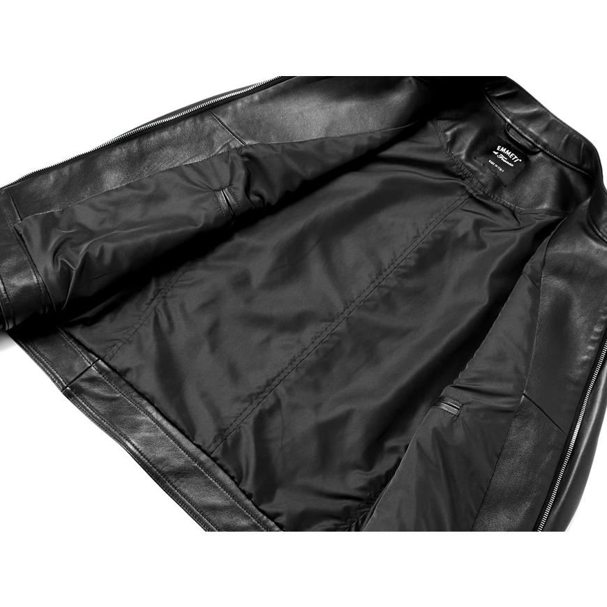 EMMETI エンメティ ／ ラムナッパレザーシングルライダース