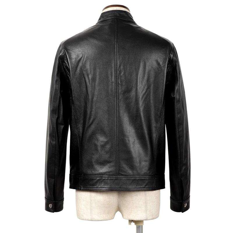 超美品EMMETIエンメティJURIユーリネロ黒ブラック44 EMMETI(エンメティ) JURI(ユリ) Lambskin nappa シングル