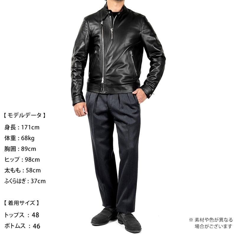 EMMETI エンメティ / ラムナッパレザーセミダブルライダース EMMETI エンメティ / ラムナッパレザーセミダブルライダース