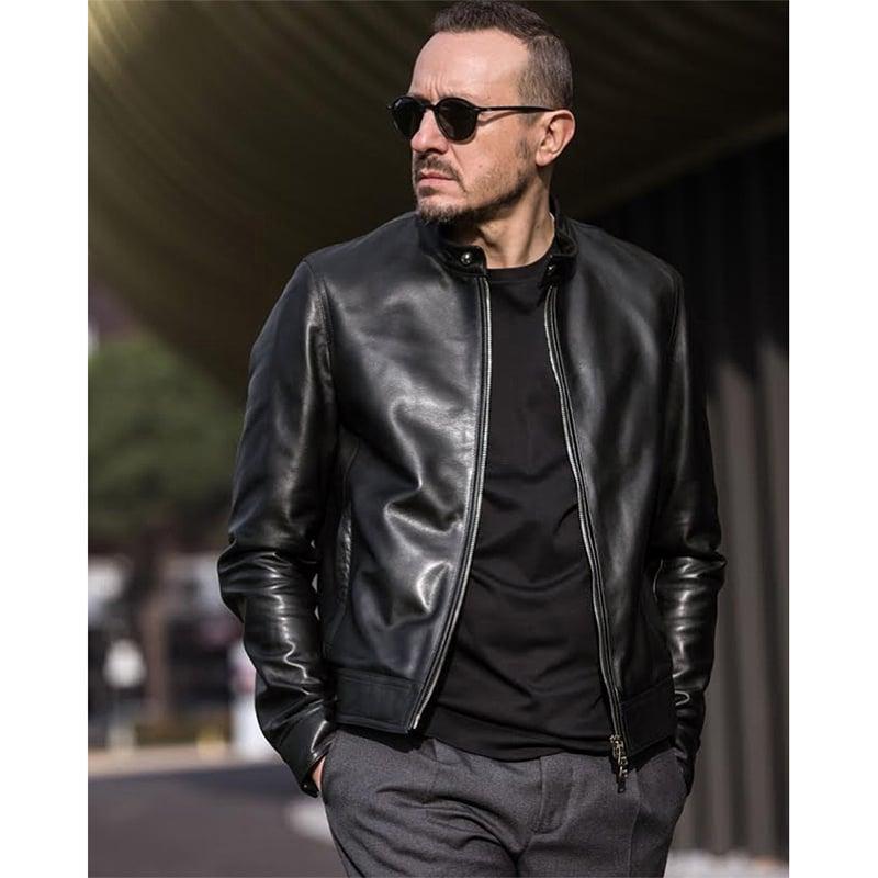 EMMETI エンメティ　ラムスキン　シングルライダース EMMETI エンメティ ／ 数量限定スペシャルマットラムスキン