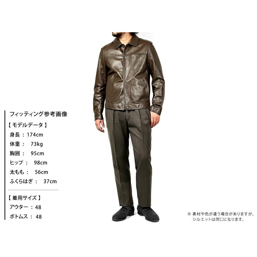 【SALE】ジーティーアー GTA ／ 【国内正規品】 ／ 22-23AW ウールフランネルグレンチェックサイドアジャスター2プリーツパンツ「HERR｜ikinakikonashi｜18